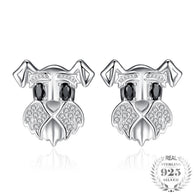 Bonnie Schnauzer Sterling Silver Earrings