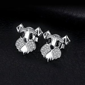 Bonnie Schnauzer Sterling Silver Earrings