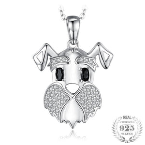 Bonnie Schnauzer Sterling Silver Pendant