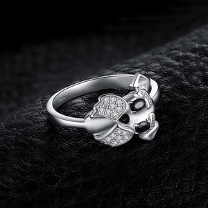 Bonnie Schnauzer Sterling Silver Ring
