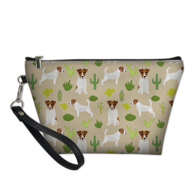 Jack Russell & Cactus Cometic Bag