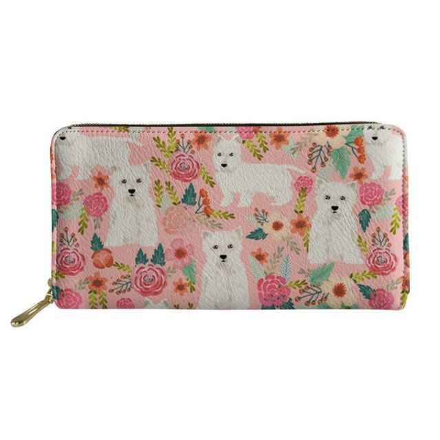 Westie & Flowers Wallet