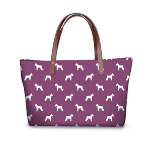 Schnauzer pattern Bag & Wallet