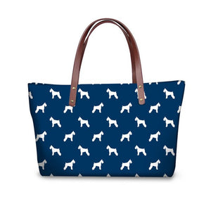 Schnauzer pattern Bag & Wallet