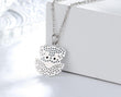 925 Sterling Silver Blue Schnauzer Pendant Necklace