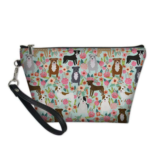 Colorful Staffy Cosmetic Bag