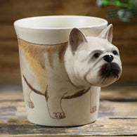 3D French Bulldog Mug