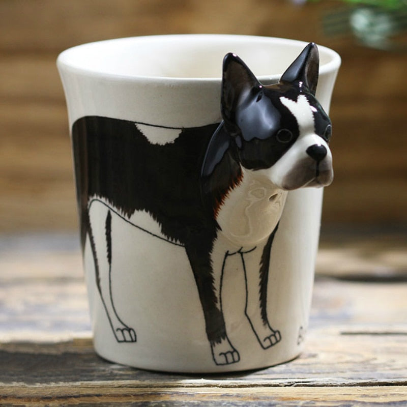 3D Boston Terrier Mug