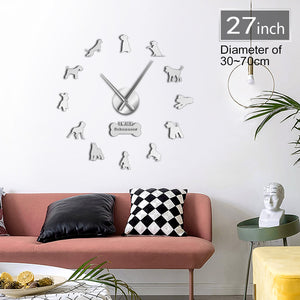 DIY Schnauzer Wall Clock