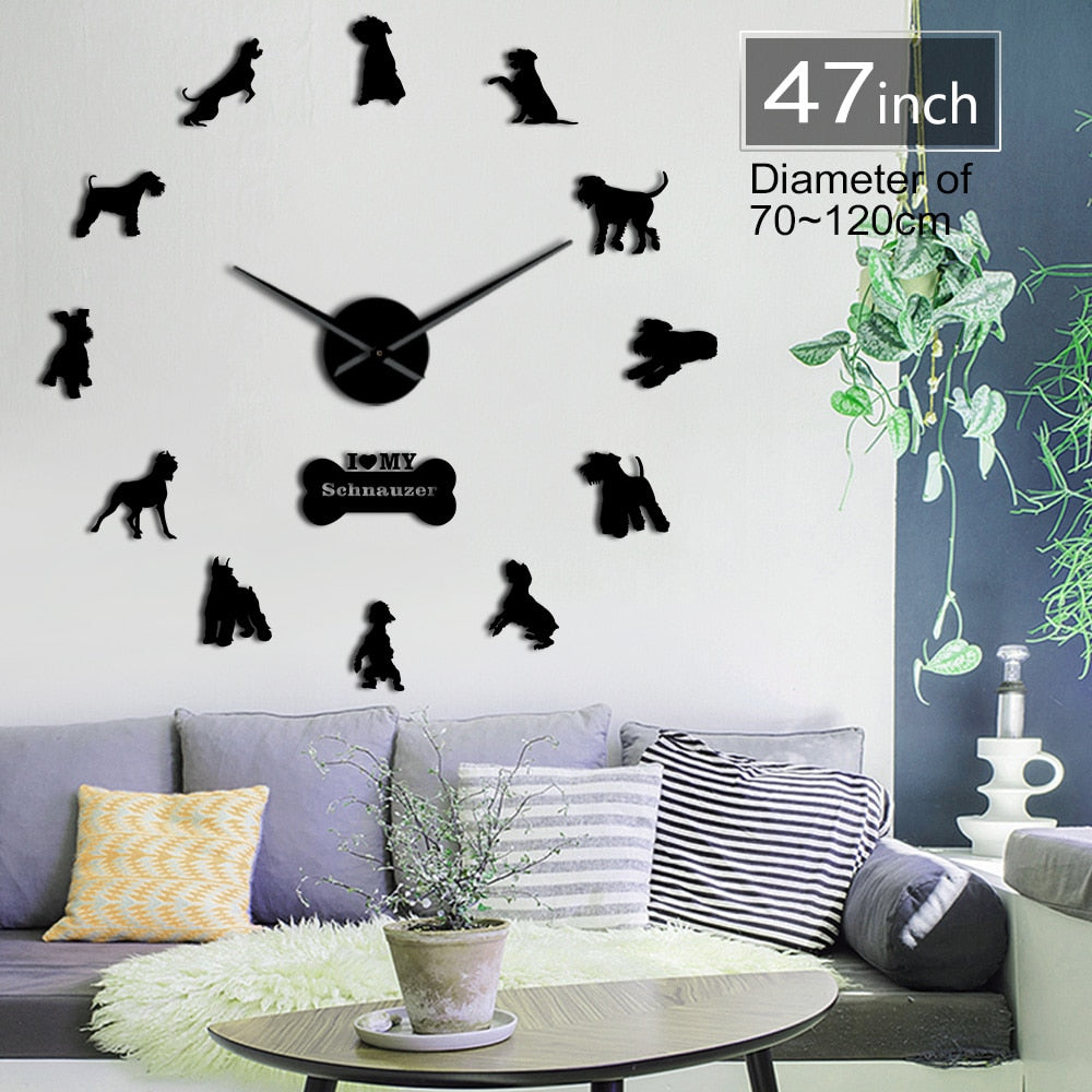 DIY Schnauzer Wall Clock