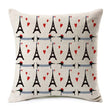 From Paris With Love Dachshund Pillow Case