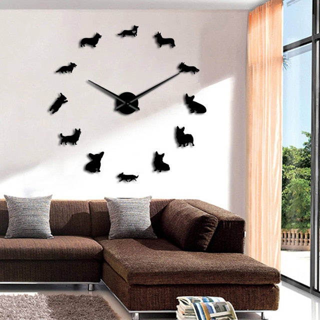DIY Corgi Wall Clock