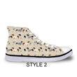 Dachshund Canvas Sneakers