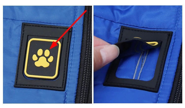 Waterproof Fleece Dog Jacket